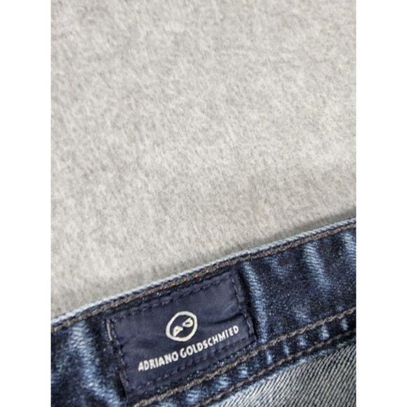 AG Adriano Goldschmied Jeans Mens 33x32 Straight Protégé Blue Stretch Mid USA - Picture 10 of 14